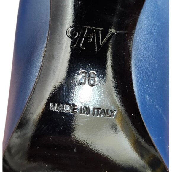 FABRIZIO VITI CAPALBIO LEATHER WINTER TIMELESS BOOTIE Size EU38/US 7.5 - Picture 15 of 16